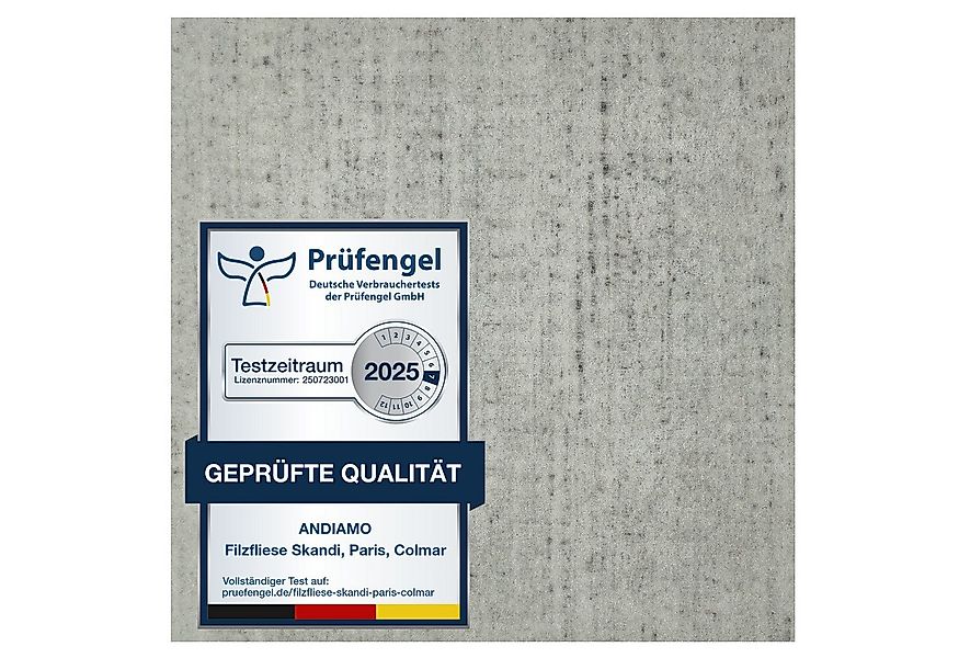 Andiamo Teppichfliese Paris Nadelfilz, quadratisch, Höhe: 4 mm, 40x40 cm, s günstig online kaufen