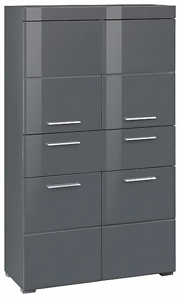 welltime Midischrank "Avena" Standschrank mit 4 Türen, 1 Schublade - (B/T/H günstig online kaufen