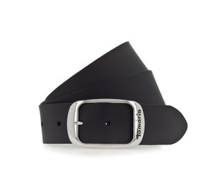 Tamaris Ledergürtel Doppelschließe in glänzendem Silber günstig online kaufen