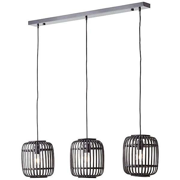 Brilliant Pendelleuchte Woodrow, ohne Leuchtmittel, Bambus günstig online kaufen