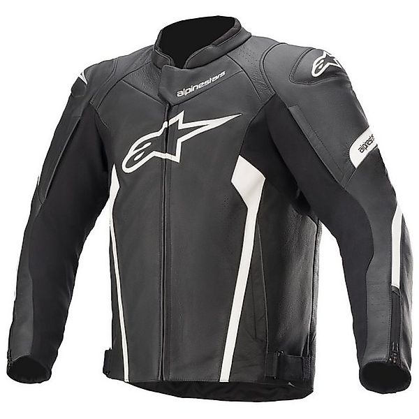 Alpinestars Motorradjacke Alpinestars Faster V2 Lederjacke Herren schwarz/w günstig online kaufen