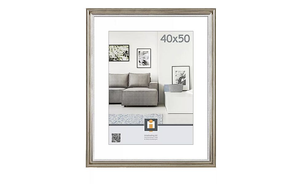 Kunststoffbilderrahmen 40x50 cm  Ponza - beige - 45 cm - 55 cm - 2 cm - Sco günstig online kaufen