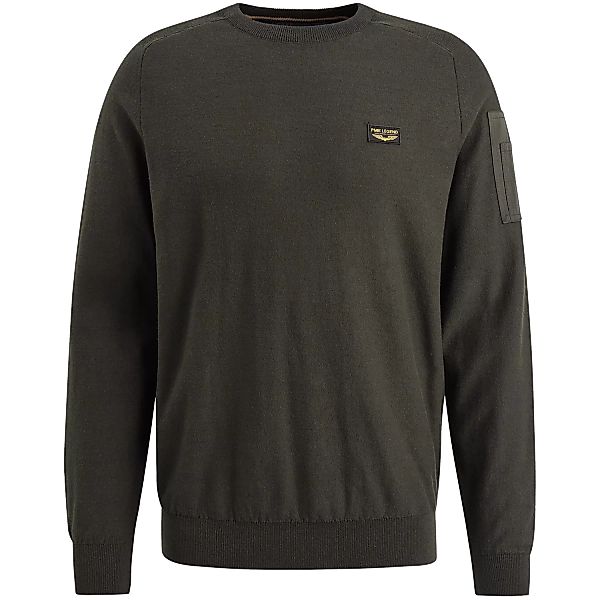 PME LEGEND Strickpullover R-NECK AMERICAN CLASSIC KNIT aus Baumwolle günstig online kaufen