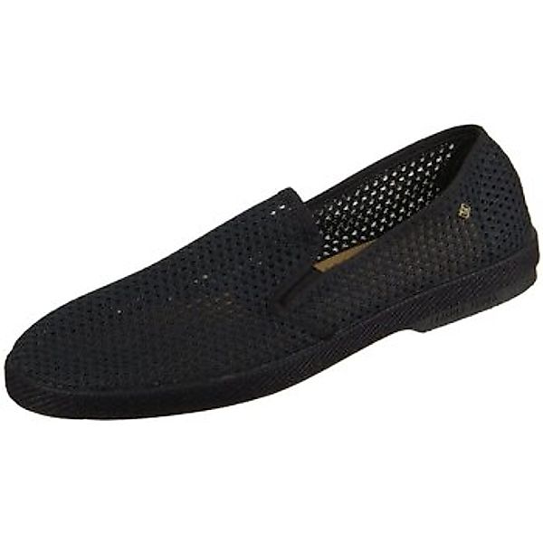 Rivieras  Damenschuhe Slipper Classic 3201 black black Cotton Mesh 3201 bla günstig online kaufen