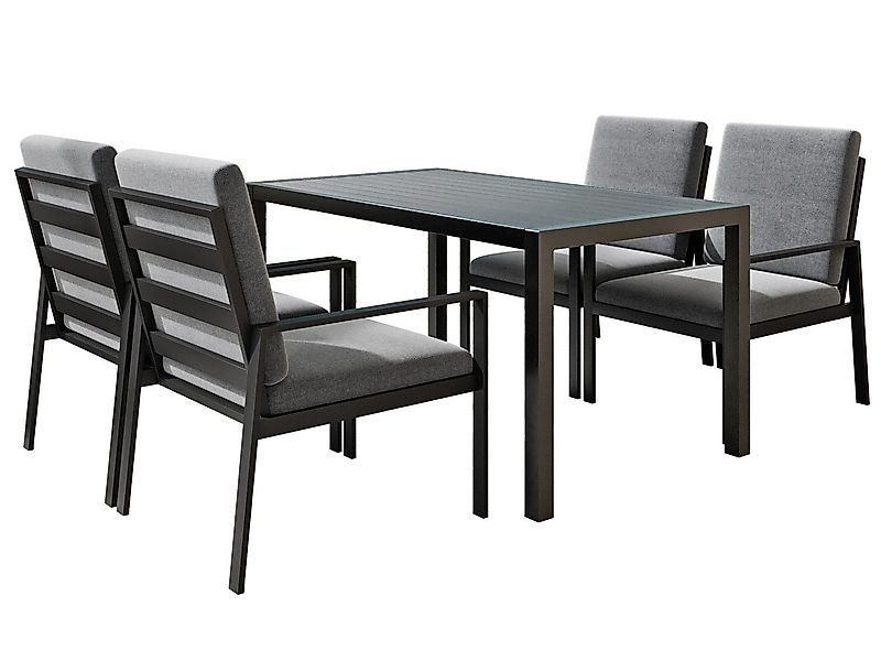 MeXo Gartenlounge-Set Gartenmöbel Set Aluminium, hoher günstig online kaufen