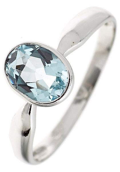 JOBO Silberring, 925 Silber mit Blautopas günstig online kaufen