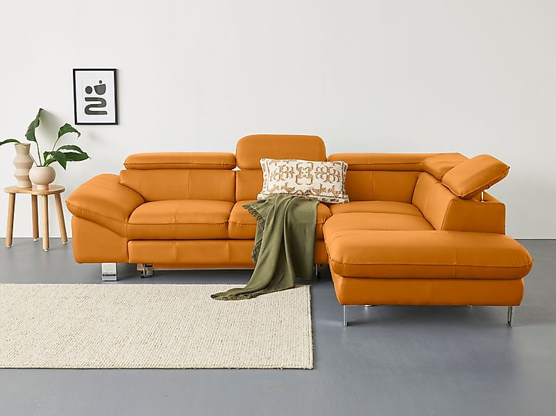 COTTA Ecksofa Driver L-Form, mit Kopfteilverstellung, günstig online kaufen