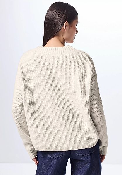 STREET ONE STUDIO Strickpullover, mit V-Ausschnitt günstig online kaufen