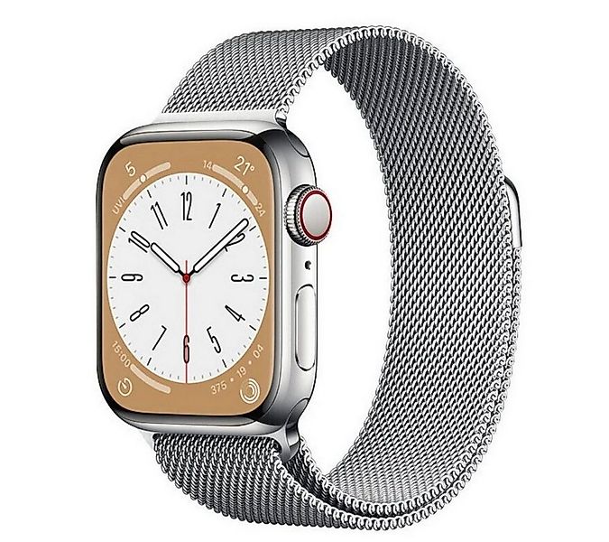 SmartUP Smartwatch-Armband für Apple Watch 11-1 / SE Ultra Metall Milanese günstig online kaufen