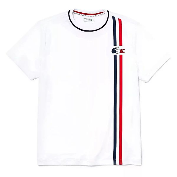 Lacoste Th7653-00 Kurzärmeliges T-shirt 2XL White / Navy Blue-Red günstig online kaufen