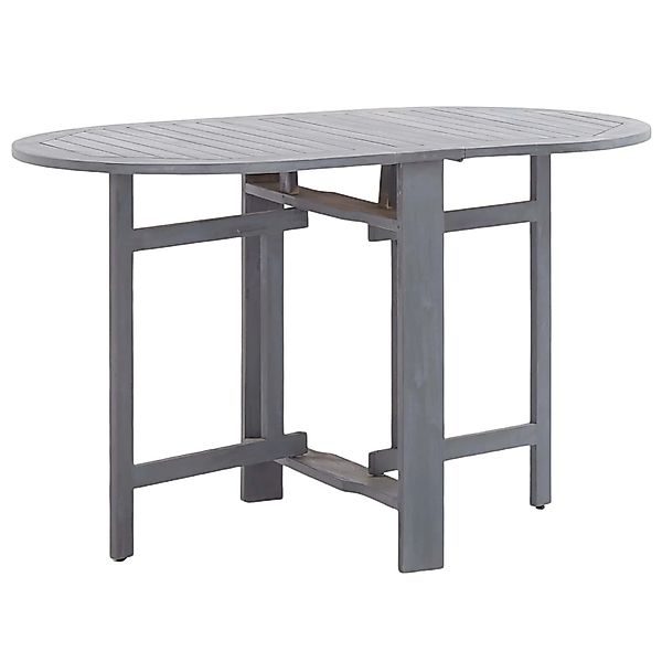 vidaXL Gartentisch Grau 120x70x74 cm Massivholz Akazie 46325 günstig online kaufen