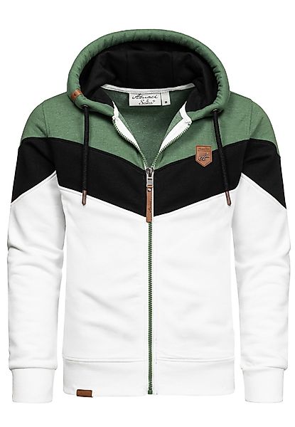 Amaci&Sons Kapuzenpullover ARDMORE Sweatjacke im Block-Design günstig online kaufen