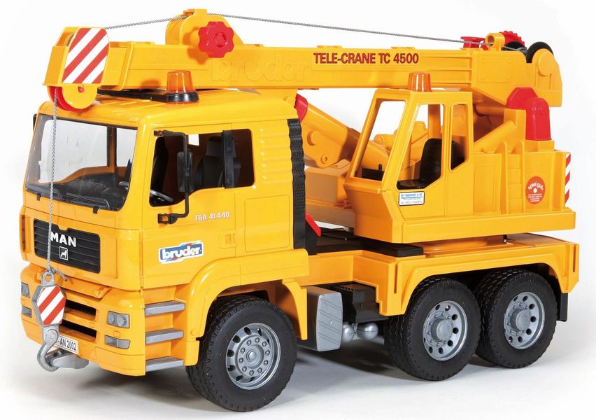Bruder® Spielzeug-Kran Spielfahrzeug Baustelle Kran MAN günstig online kaufen
