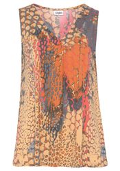 Buffalo Strandtop mit Animalprint, sommerliches Blusentop mit V-Ausschnitt günstig online kaufen