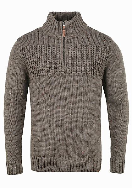 Indicode Troyer IDOslo Strickpulli mit Stehkragen günstig online kaufen