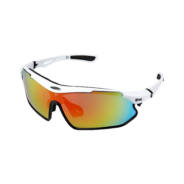 YEAZ Sportbrille SUNRAY Sport-Sonnenbrille weiß/schwarz/rot, Sport-Sonnenbr günstig online kaufen