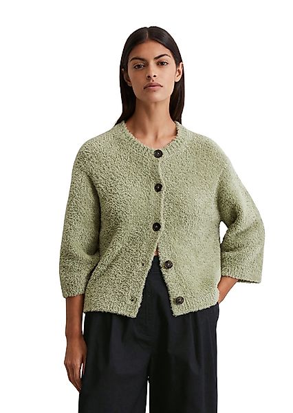 Marc O'Polo Cardigan aus flauschigem Baumwollgarn günstig online kaufen