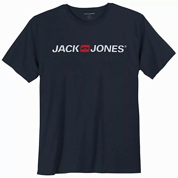 Jack & Jones Rundhalsshirt Große Größen Herren T-Shirt Logodruck Jack&Jones günstig online kaufen