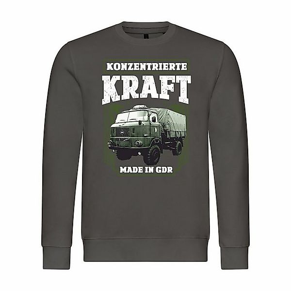 deinshirt Rundhalspullover Herren Pullover Konzentrierte Kraft Mit Print Mo günstig online kaufen