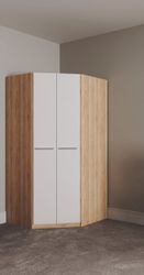 priess Eckkleiderschrank "Barcelona Kleiderschrank Ecklösung Raumwunder" in günstig online kaufen