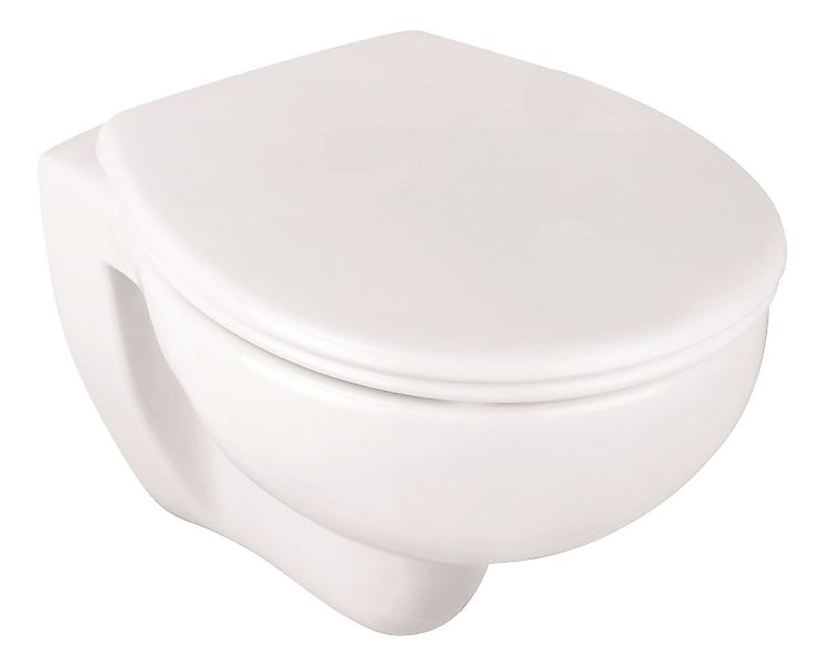 aquaSu Tiefspül-WC, Wand WC, spülrandlos, WC-Sitz günstig online kaufen