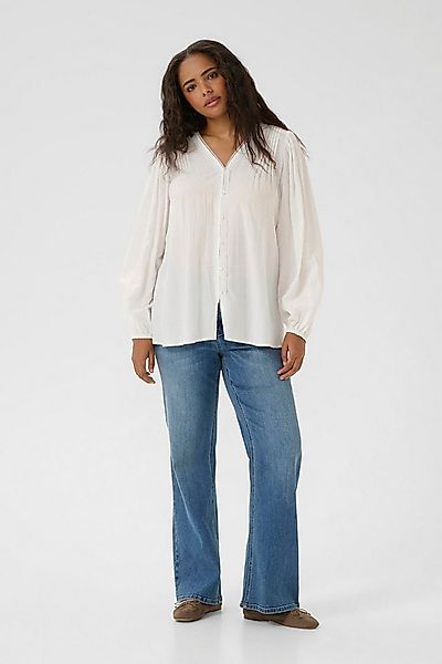 KAFFE Curve Langarmbluse Langarm-Bluse KCmirana Große Größen günstig online kaufen