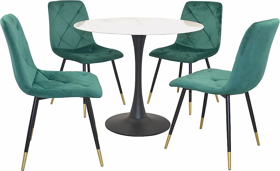 HOFMANN LIVING AND MORE Sitzgruppe Spar-Set, 5tlg. Set, 5 Stk. tlg. günstig online kaufen
