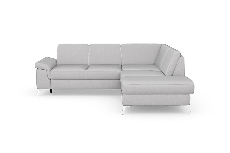 sit&more Ecksofa »Padua L-Form«, inklusive Sitztiefenverstellung, Armteilfu günstig online kaufen