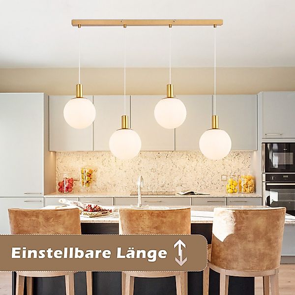ZMH Pendelleuchte Esszimmer 3/4 Flammig E27 günstig online kaufen