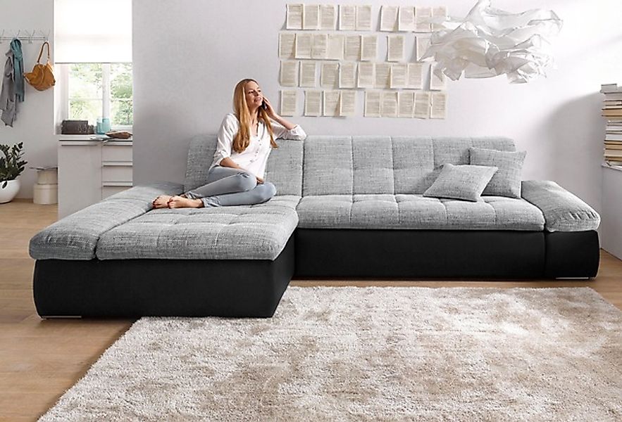 DOMO collection Ecksofa »Moric, L-Form, XXL-Sofa - Breite 300cm«, wahlweise günstig online kaufen