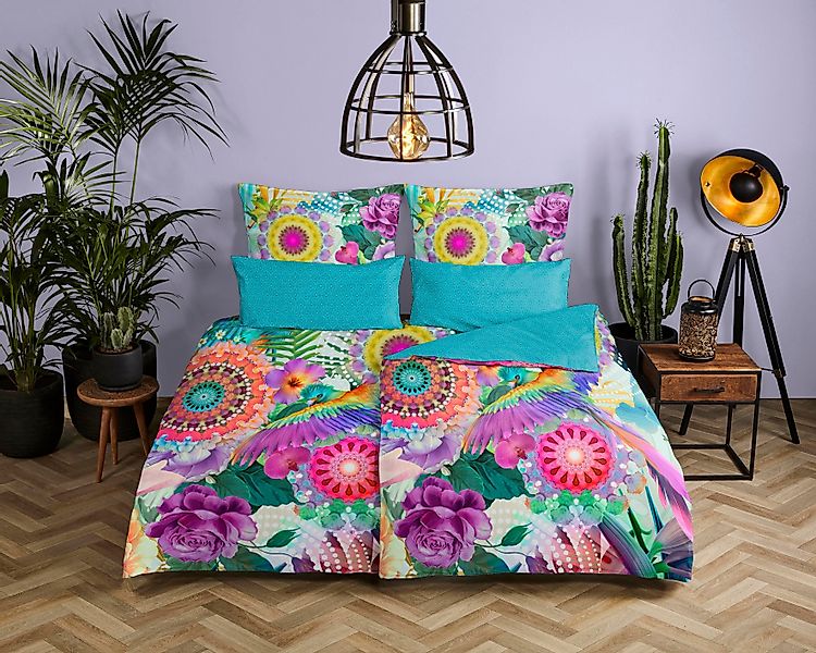 hip Wendebettwäsche »Aviva«, Mako-Satin, 135x200, Reißverschluss, Wendeopti günstig online kaufen
