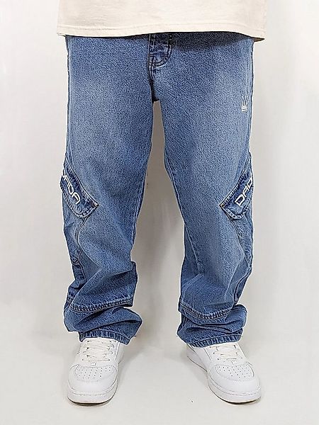 DADA Supreme Regular-fit-Jeans HipHop Denim Baggy Pants mit Cargo Taschen u günstig online kaufen