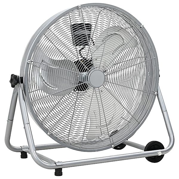vidaXL Bodenventilator Trommelventilator mit Rollen 3 günstig online kaufen