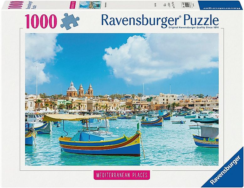 Ravensburger Puzzle Mediterranean Places, Malta, 1000 Puzzleteile, Made in günstig online kaufen