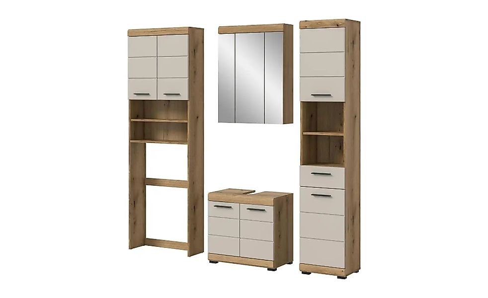 Badkombination   ¦ holzfarben ¦ Maße (cm): B: 190 H: 191 Schränke > Badschr günstig online kaufen