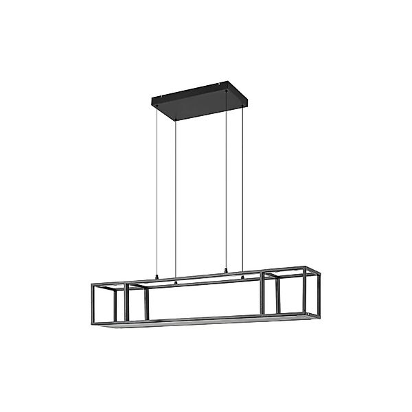 Lucande LED Estante 10040775 Dimmbar Modern in Schwarz aus Metall 4-flammig günstig online kaufen