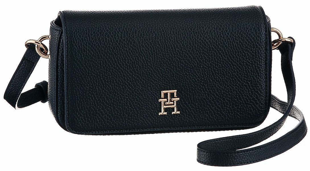 Tommy Hilfiger Umhängetasche "TH EMBLEM FLAP CROSSOVER", mit TH-Emblem vorn günstig online kaufen