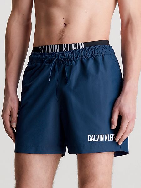 Calvin Klein Swimwear Badeshorts "MEDIUM DOUBLE WB", mit doppeltem Bund günstig online kaufen