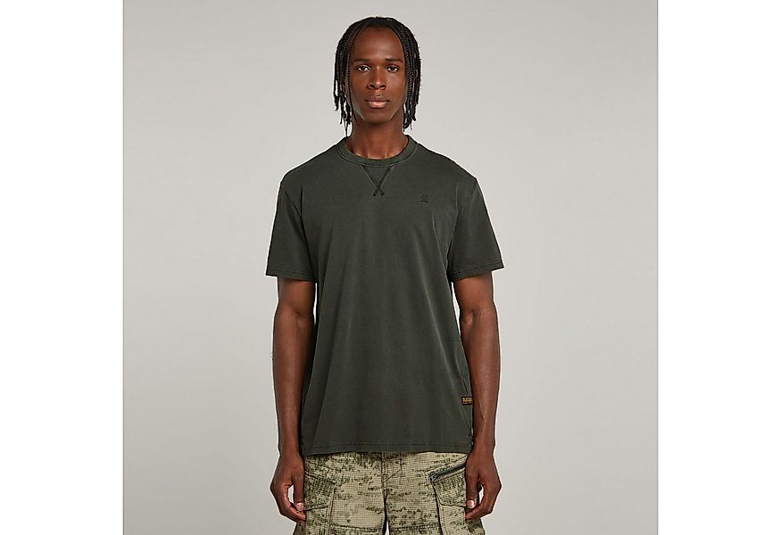 G-STAR T-Shirt Nifous Rundhals, mit Rippeinsatz günstig online kaufen