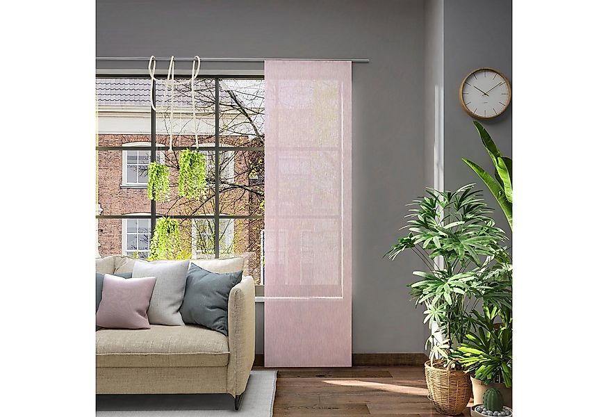 Neutex for you! Schiebegardine Libre-ECO (1 St), halbtransparent, Jacquard, günstig online kaufen