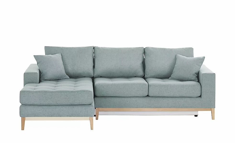 smart Ecksofa im Skandi-Look Vivien ¦ türkis/petrol ¦ Maße (cm): B: 242 H: günstig online kaufen