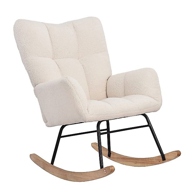 SEEZSSA Schaukelstuhl Schaukelstuhl Stillsessel Relaxsessel Schaukelsessel günstig online kaufen