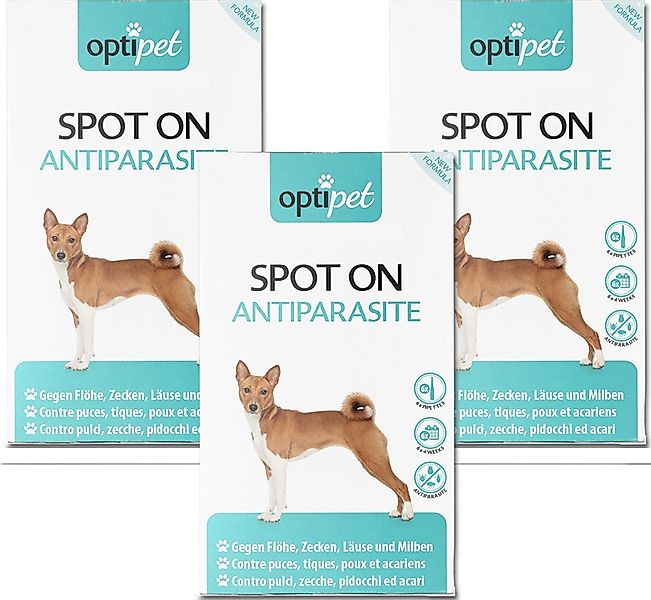 OptiPet Zeckenschutzmittel Spot on Hund Floh- günstig online kaufen