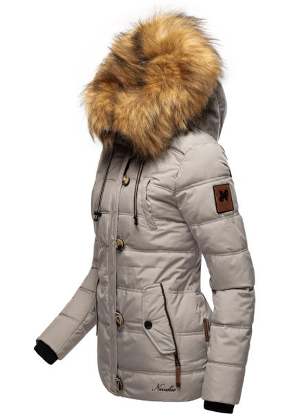 Navahoo Winterjacke "Zoja" mit Kapuze stylische Steppjacke mit Kunstpelz Ka günstig online kaufen