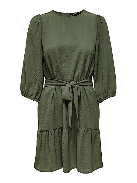ONLY Petite 3/4-puffärmel Kleid Damen Grün günstig online kaufen