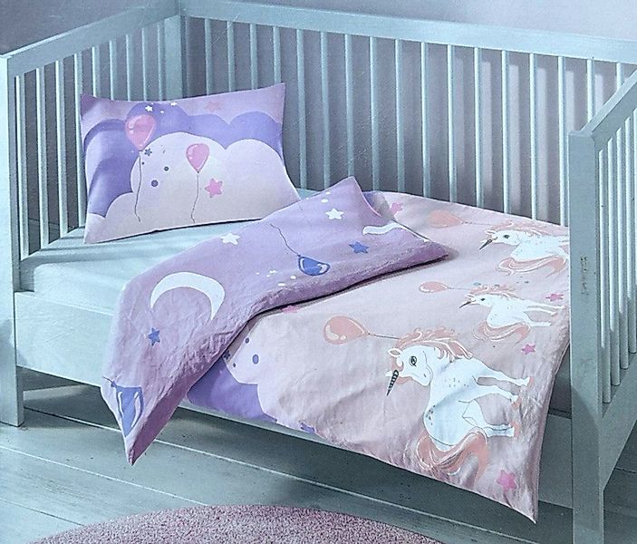 Home Ideas Living Babybettwäsche Einhorn Kinder Baby Bettwäsche 100 x 135 c günstig online kaufen
