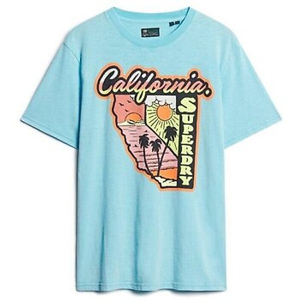 Superdry  T-Shirt T-shirt ample à motif fluo  Travel günstig online kaufen