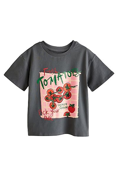 Next Oversize-Shirt Oversized T-Shirt mit Food-Grafik günstig online kaufen