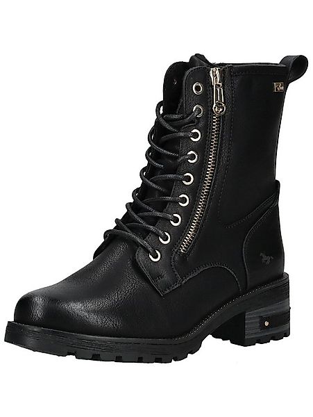 Mustang Shoes Mustang Shoes Stiefelette Lederimitat Schnürstiefelette günstig online kaufen