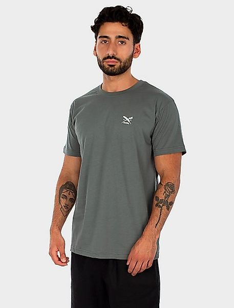 iriedaily T-Shirt - Basic T-Shirt - einfarbiges kurzarm Shirt - Chestflag T günstig online kaufen